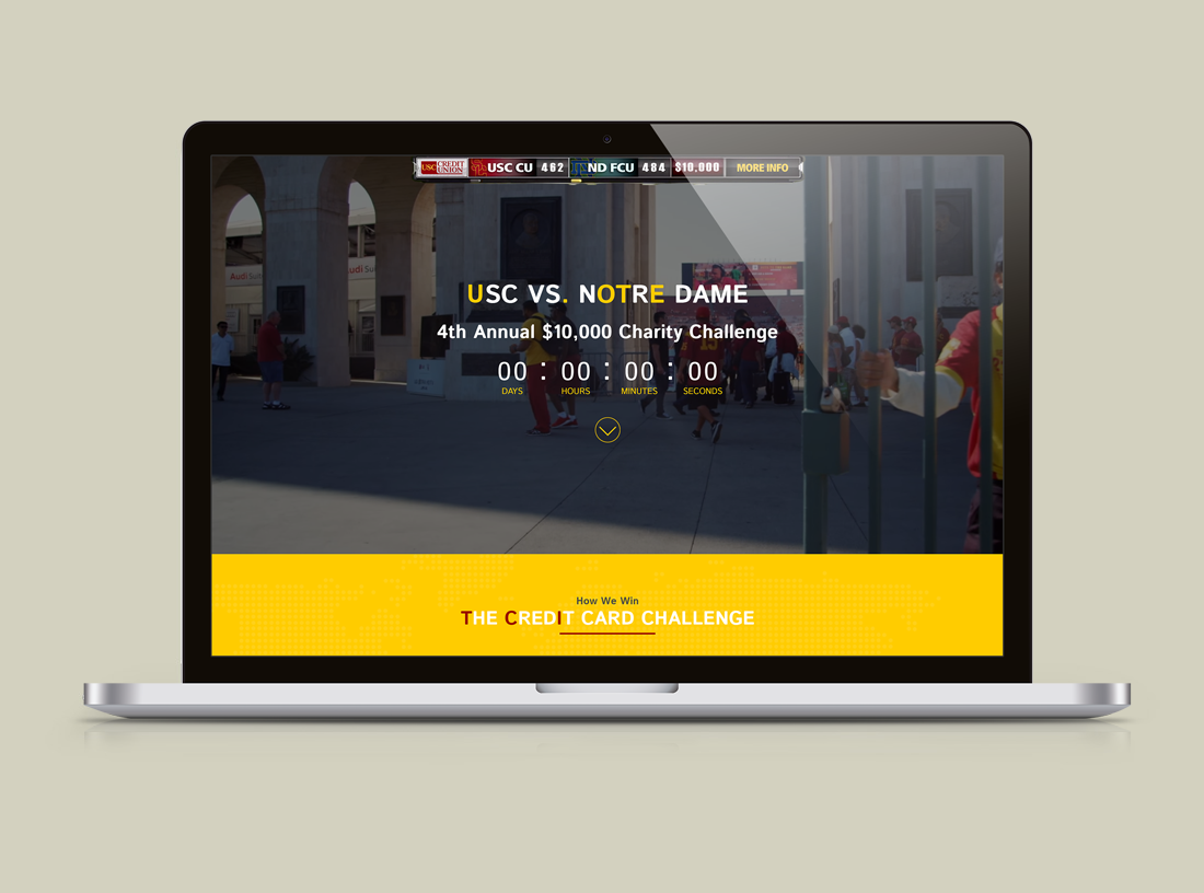 USC Credit Union- Award-Winning Charity Site